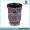 Glass Mosaic mini cheap wholesale hurricane lamps