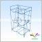 3 tiers foldable white 5 gallon portable 6 bottles metal water bottle rack
