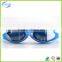 Fashionable tropical waterproof silicone rubber swimming goggles