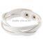 Handmade Weave Wrap Leather Snap Button Bracelet for Men and Women Gifts