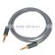 Flexible 3.5mm audio cable male to male for car stereo aux cable