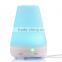 100ML smokeless decorative humidifier with changeable coloured lamp for home office humidification