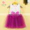 2015 hot selling latest korean kids lace sleeveless girl dress designs with big bowknot