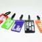 Smile carton trolley luggage tag