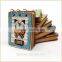 Travel diary Address Book Business folders, leather business card folder padfolio notebook