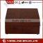 Valet Watch Box Twany Exterior with Gold Lock Supplier for Watch Box
