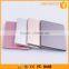 Portable stainless steel slim power bank 2400mah for mobile phone x tigi