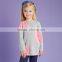 DK0025 dave bella 2015 autumn girls boutique sweater children's clothes girls jacquard sweater children's fashionable sweater