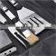 High quality stinless steel BBQ tool set in aluminium box