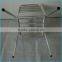 Modern aluminum chair with armrest