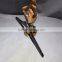 Black wooden top hanger With prevent slippery wooden hanger t-shirt wooden hanger Non-slip hold