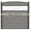 Wood Plastic Fence/Enclosure Wall 1.8m/2.0m/fence/wood/plastic/figured/arc top rail