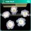 One Big Pearl Six Small Pearl White Sequin Applique Patch