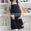 Cheap custom cotton denim kitchen apron for women