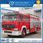 2015 New water tank and foam tank foam fire truck for hot sale