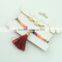 Fashion jewelry wholesale cheap bracelet tassel woven cord bracelet