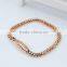 tennis design bracelet rose gold jewelry