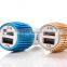 New metal Alloy shell 2port usb universal 5V 2.1A car charger for phone iphone6/6s/5/5s