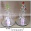 Hand Painted Clear Bell-shape LED Light with Christmas Tree Top