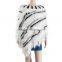 Fashion ladies fur poncho fox fur/rex rabbit fur knitted poncho KZ150095