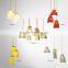 Modern LED Cork Glass Bottle Pendant Lamp 3 Lights