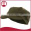 Canvas military officer cap with fitted back