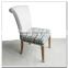 TDSM-29-3 QVB HANGZHOU JIANDE TONGDA BIRCH WOOD NATURE COLOR FABRIC Country style DININGROOM LIVING ROOM DINING CHAIR