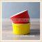 colorful ceramic baking bowl