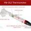 Glass Floating thermometer suction cup with aquarium thermometer