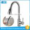 304 stainless steel single handle deck mounted pull out kitchen water tap upc kitchen faucet