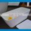 Hot selling Idea standard wholesale square soaking white stone bathtub