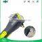 High power rechargeable led flashlight with security hammer
