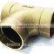 new product Taiwan manufacture bronze casting dwv fitting tee