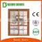 Residential luxury double door design aluminum alloy glass door for balcony use
