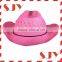 High quality Summer Bulk Cowboy color straw hats wholesale