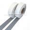 Customize grey color reflective PU artificial leather material