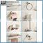 Fancy Decorative Zinc Alloy Rose Gold Finishing Wall-Mounted Bathroom Accessories Set