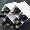 Custom acrylic 9 bottle wine rack