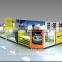 Stylish mobile phone kiosk cell phone booth,showcase for cell phone