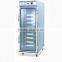 high quality Mobile double Door Electric Food Warmer cart Trolley