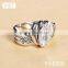 Jingli Jewelry Gemstone Rhodium Plated Women Ring (YJ-329)