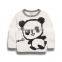 100% organic cotton kids long sleeve tshirt wholesale custom t shirt for children long t shirt loose