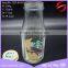 10oz glass milk bottle with lug cap