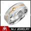 Impressive 316L Stainless Steel Mens Ring Band Silver Gold Fashion Brand Rings Jewelry