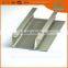 6000 series SS, CP Brush Aluminium Profiles