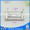 Q-1993 custom metal tags for handbags silver rectangle shape plate