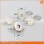 Golden 0.7inch 18mm round magnet button closure for bags from Guangdong China