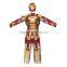 The avengers movie costume cosplay halloween iron man costume the avengers Iron man costume with musle .stretchy party clothes