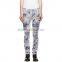 Biker Jeans Blue Denim jeans pantalon (LOTK081)