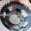 Black Color and Painted 56T 10H ATV Motorcycle Sprocket Gear With Stainless Steel Material